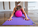 Warrior II Yoga Mat Purple